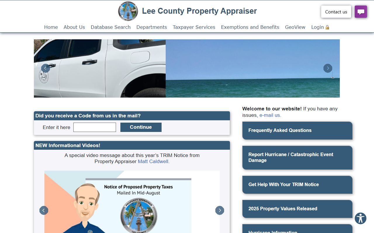 Lee County property records - Property Appraiser website leepa.org