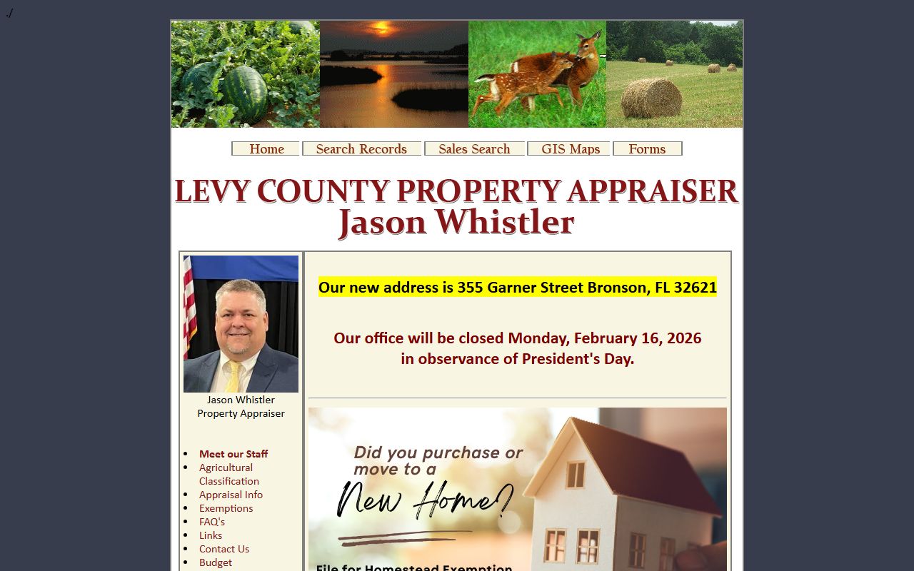 Levy County property records - Property Appraiser website levypa.com